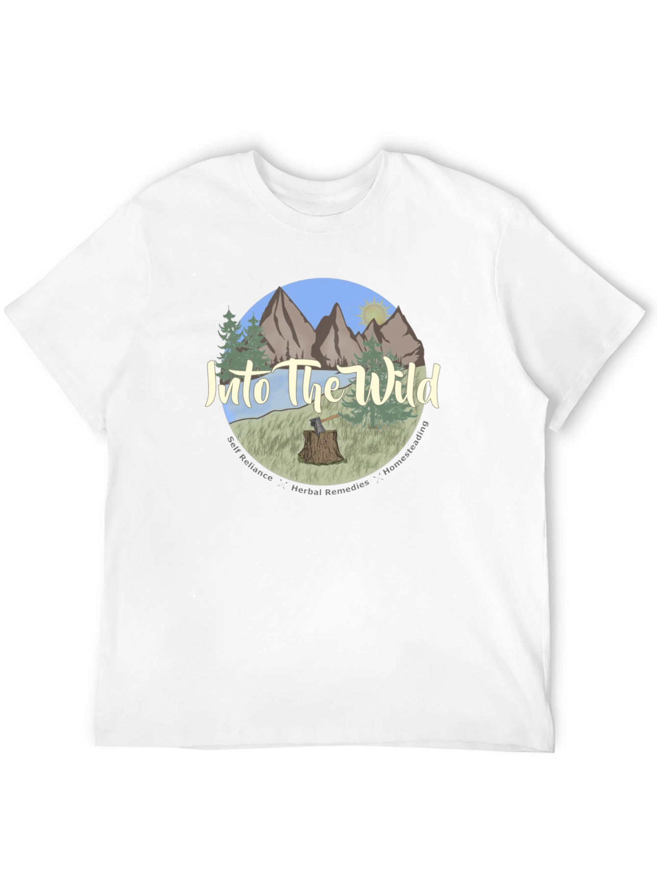 Into The Wild T-Shirt - Nature Adventure Tee