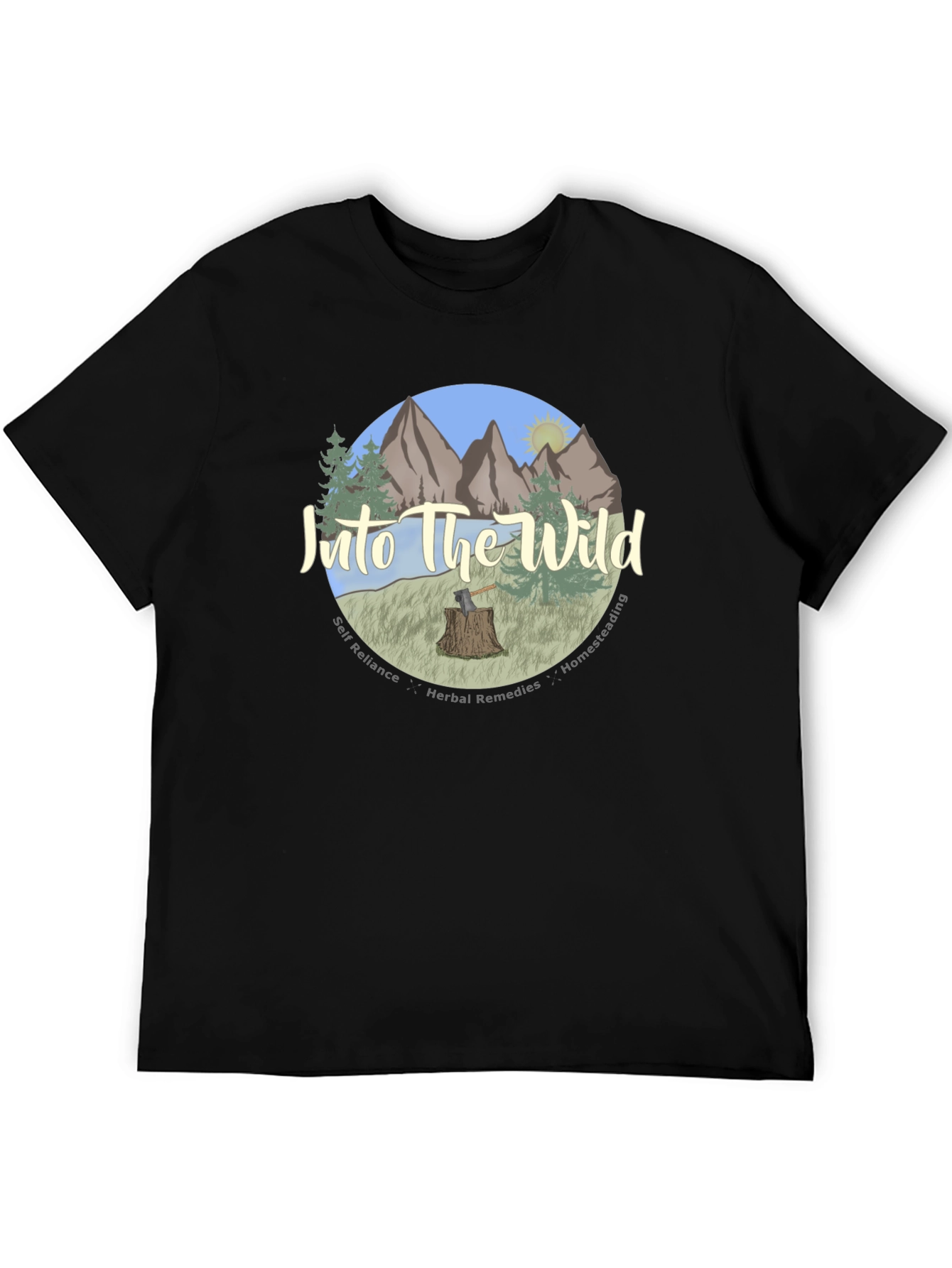 Into The Wild T-Shirt - Nature Adventure Tee