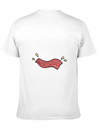 Bacon Grease Essential Oil T-Shirt - Funny Novelty Tee