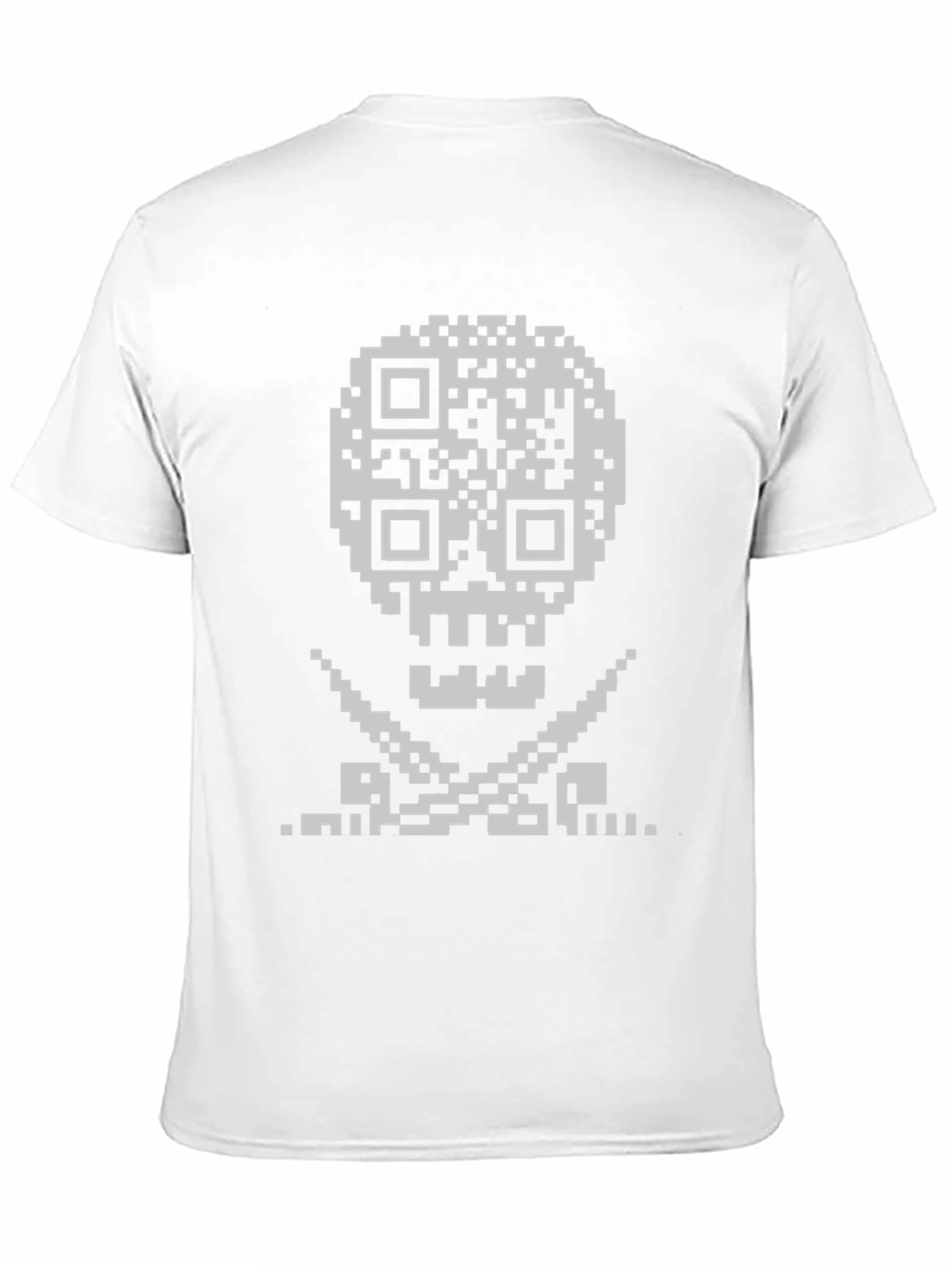 QR Code Skull & Crossbones Graphic Tee