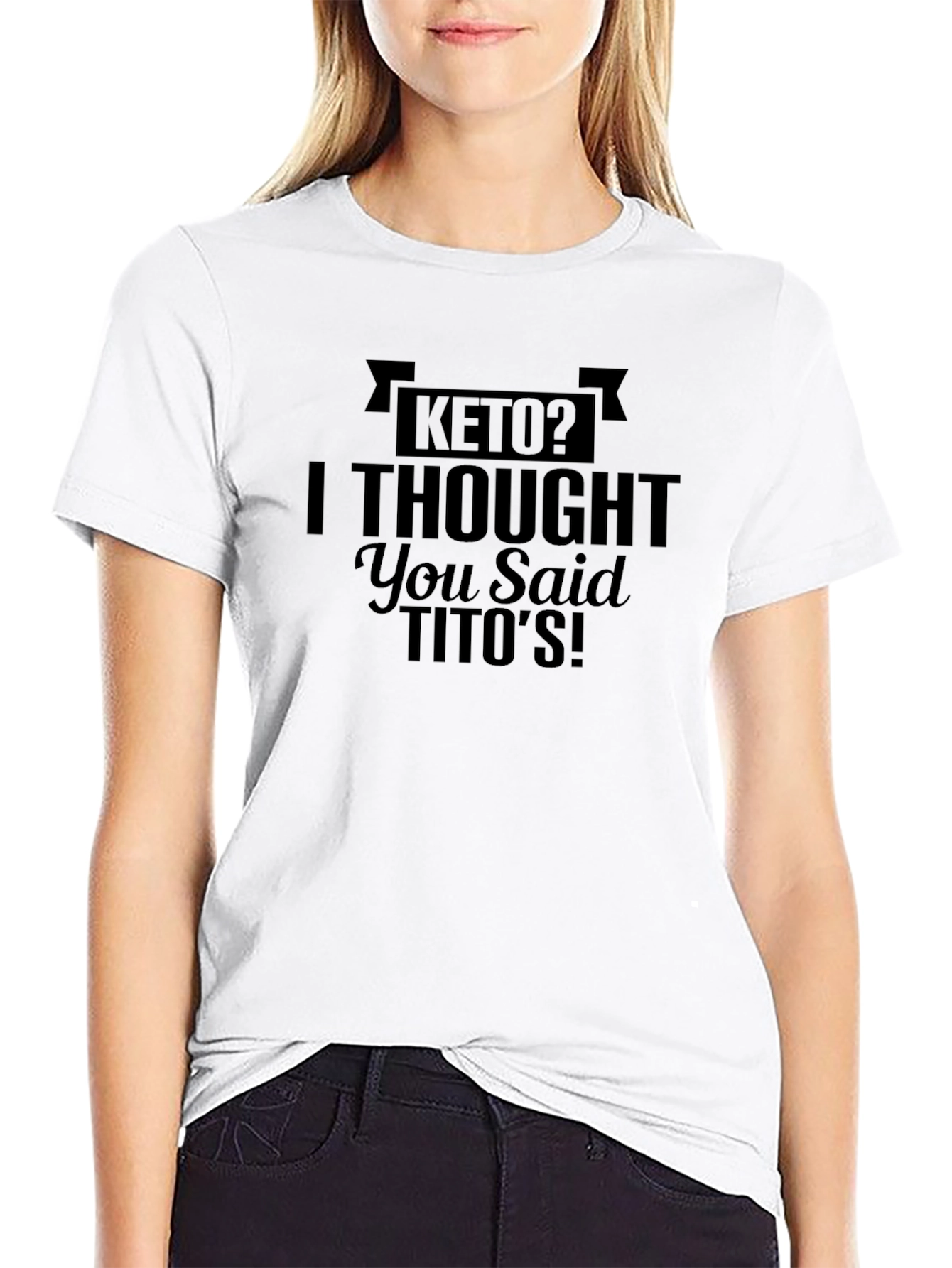 Keto? Titos! Graphic Tee - Casual Humor T-Shirt