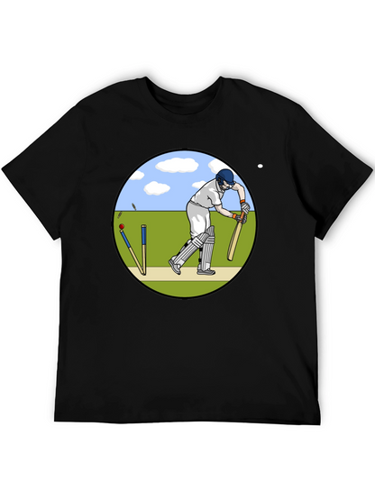 Cricket Player Graphic T-Shirt