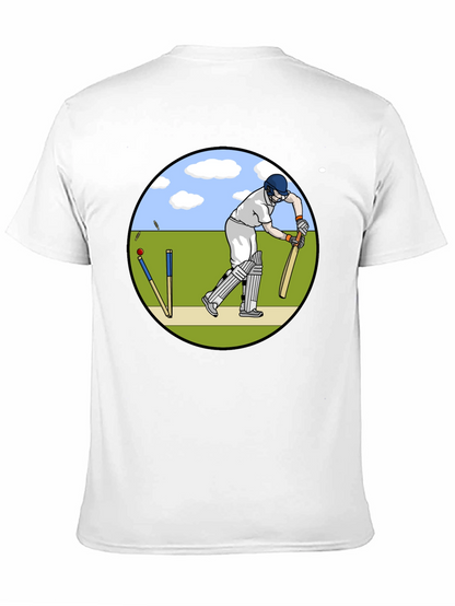 Cricket Player Graphic T-Shirt