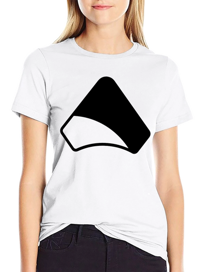 Modern Black Graphic Tee - Simple Style