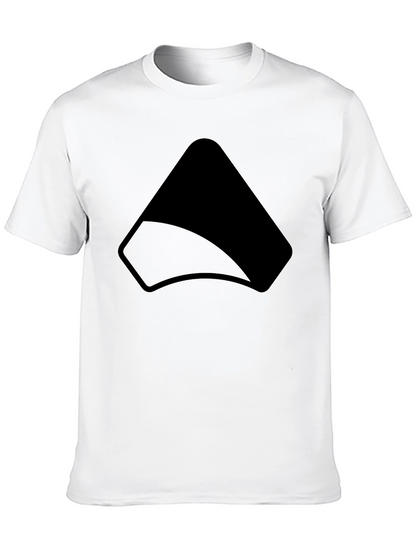 Modern Black Graphic Tee - Simple Style