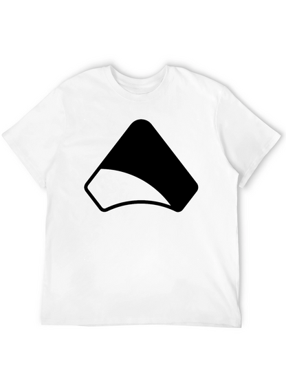 Modern Black Graphic Tee - Simple Style