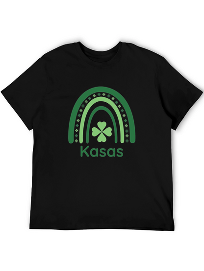 Kasa St. Patricks Day Shamrock Rainbow T-Shirt