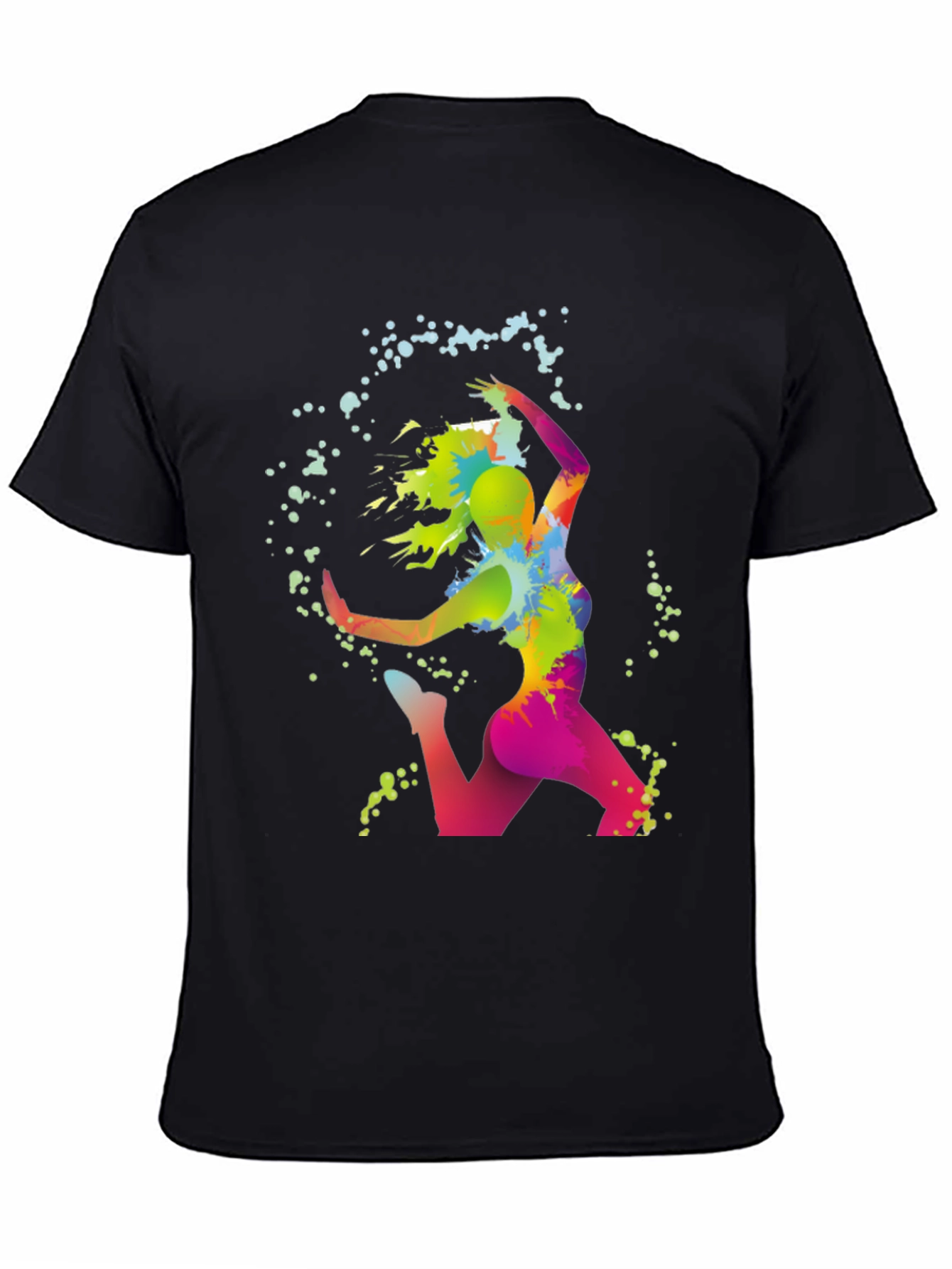 Vibrant Dance T-Shirt - Artistic Graphic Tee