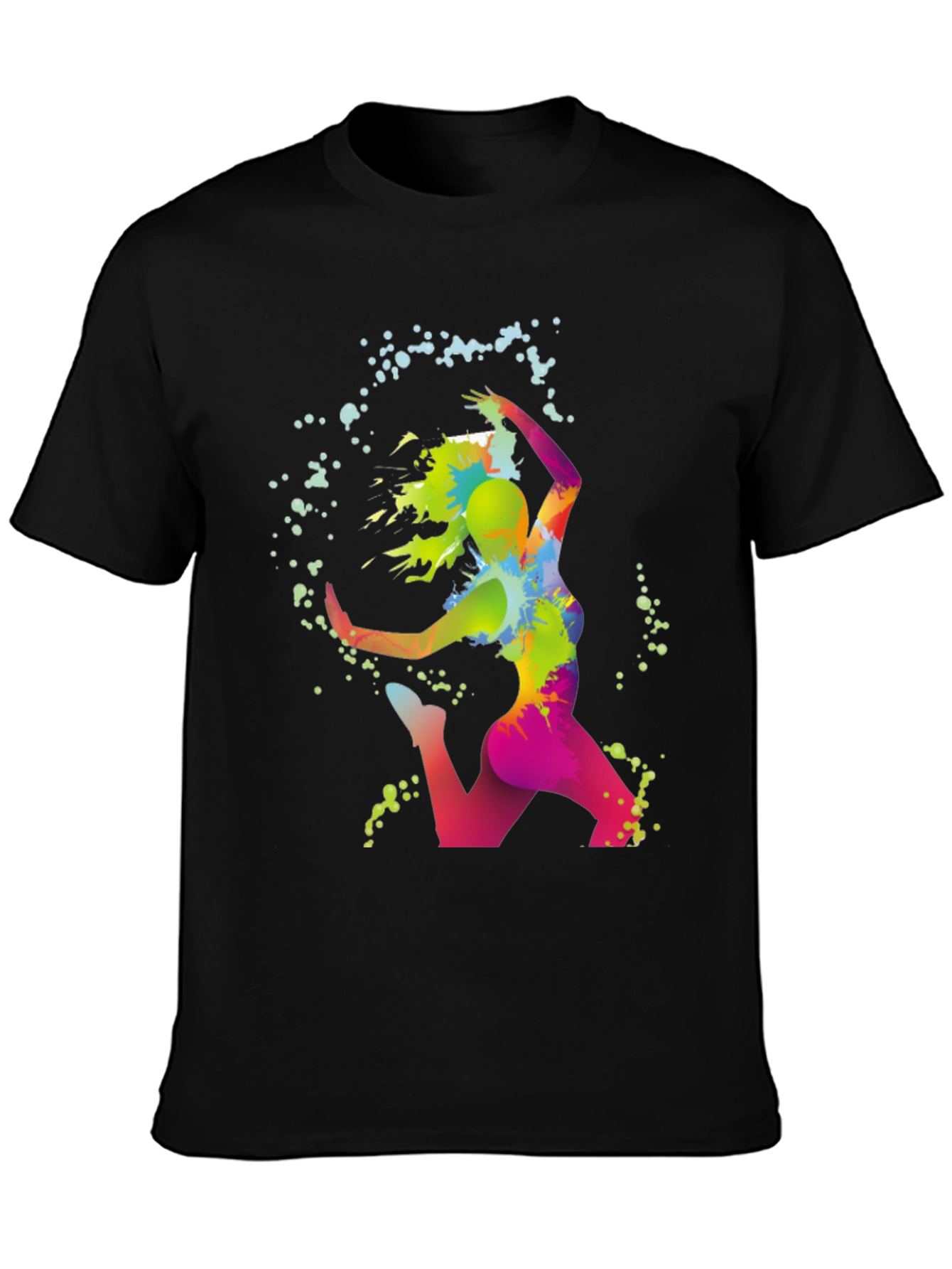 Vibrant Dance T-Shirt - Artistic Graphic Tee