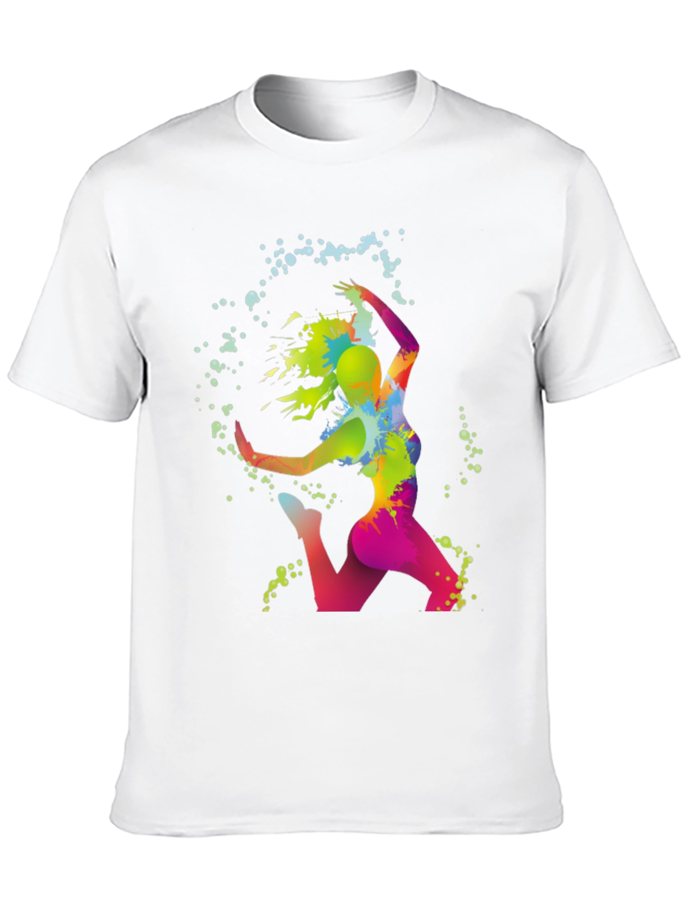 Vibrant Dance T-Shirt - Artistic Graphic Tee