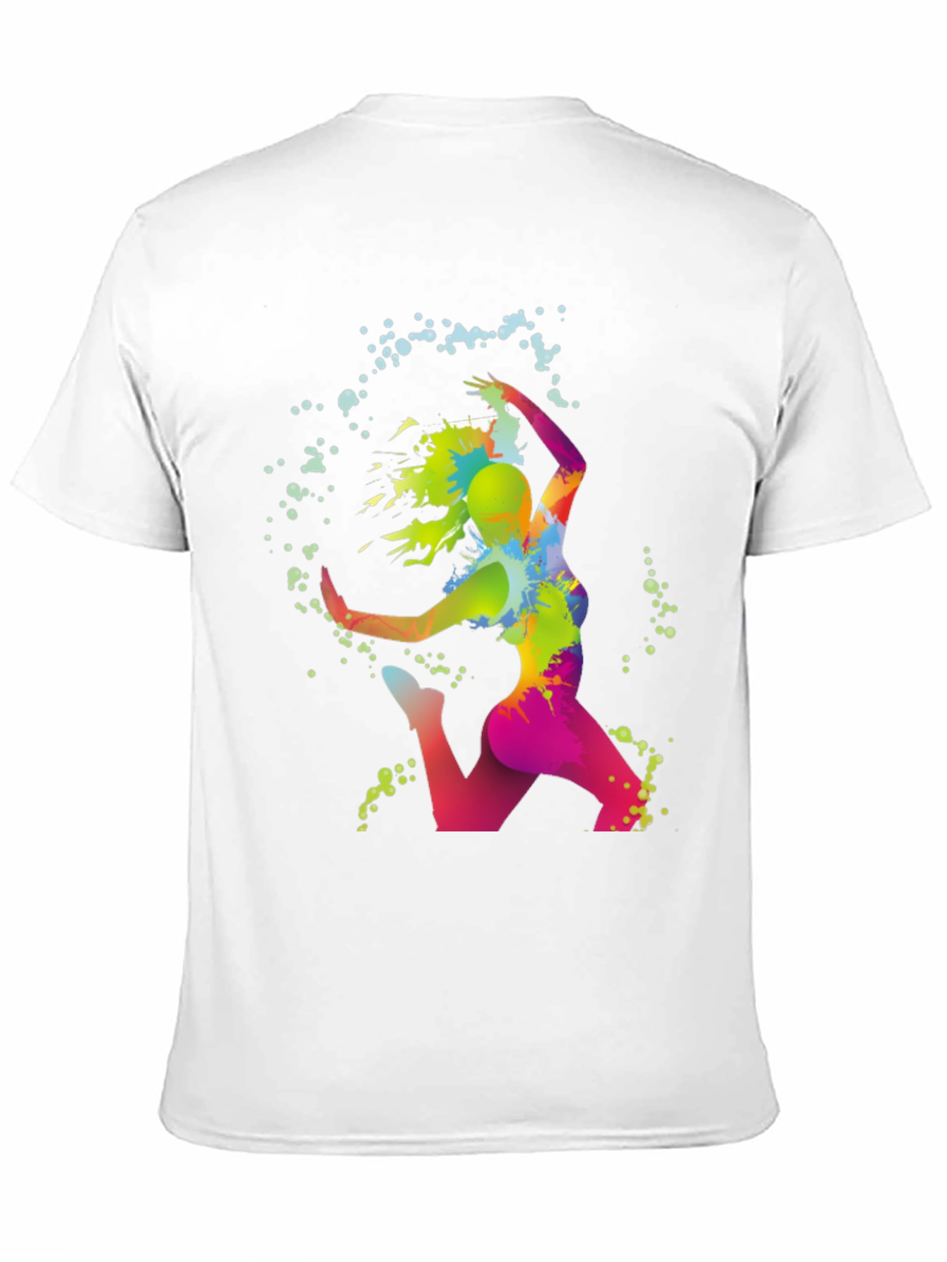 Vibrant Dance T-Shirt - Artistic Graphic Tee