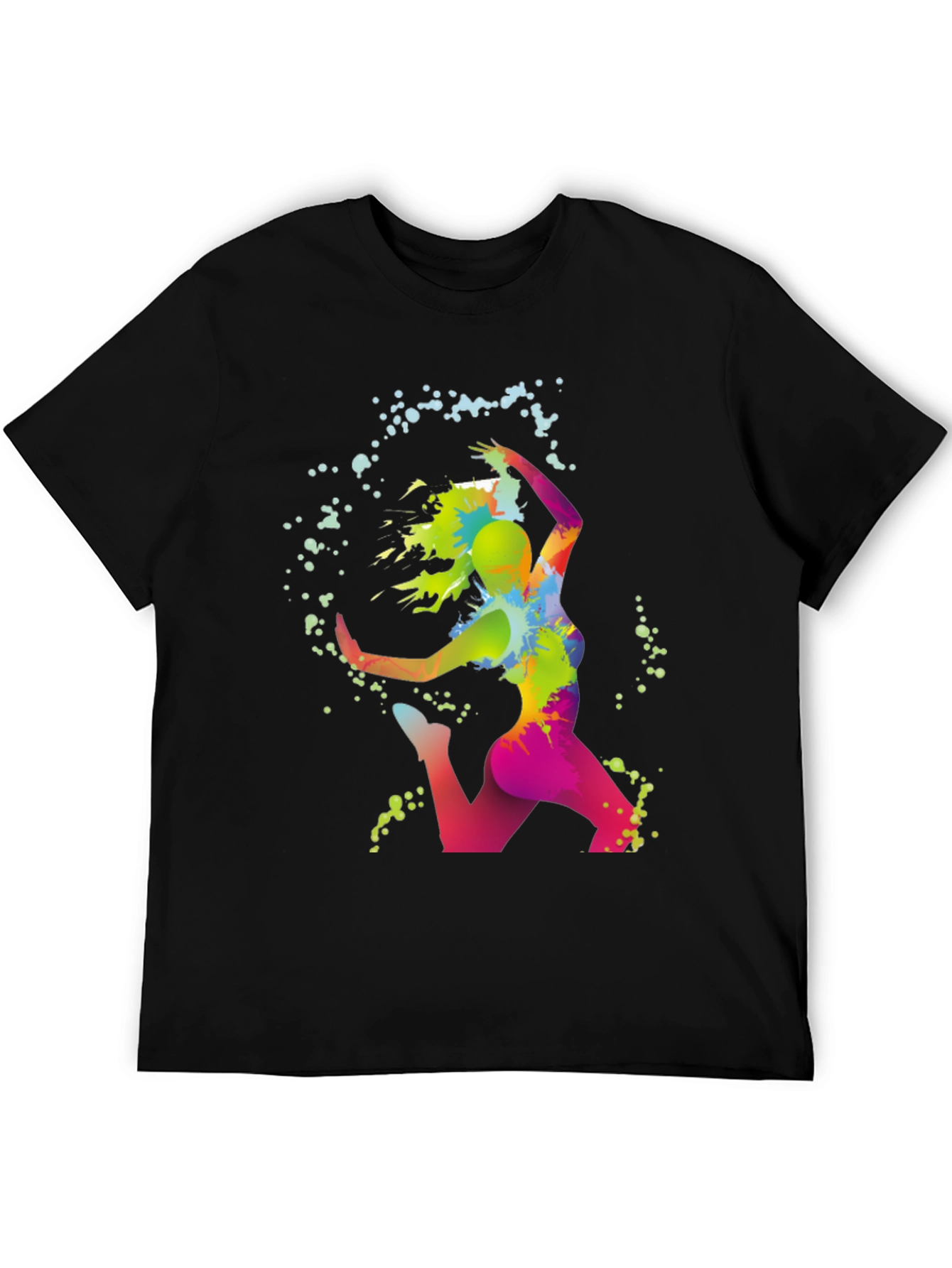 Vibrant Dance T-Shirt - Artistic Graphic Tee