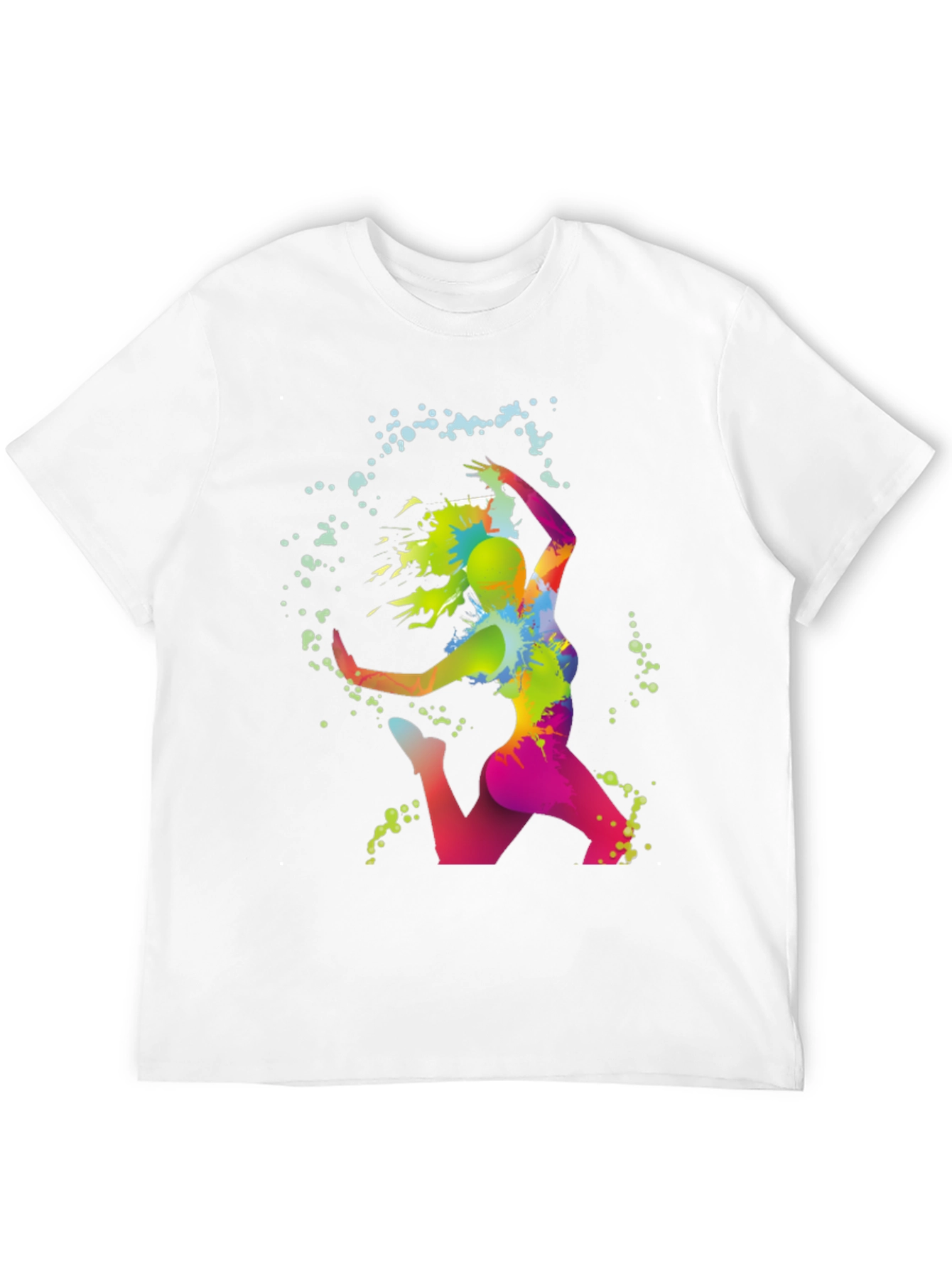 Vibrant Dance T-Shirt - Artistic Graphic Tee