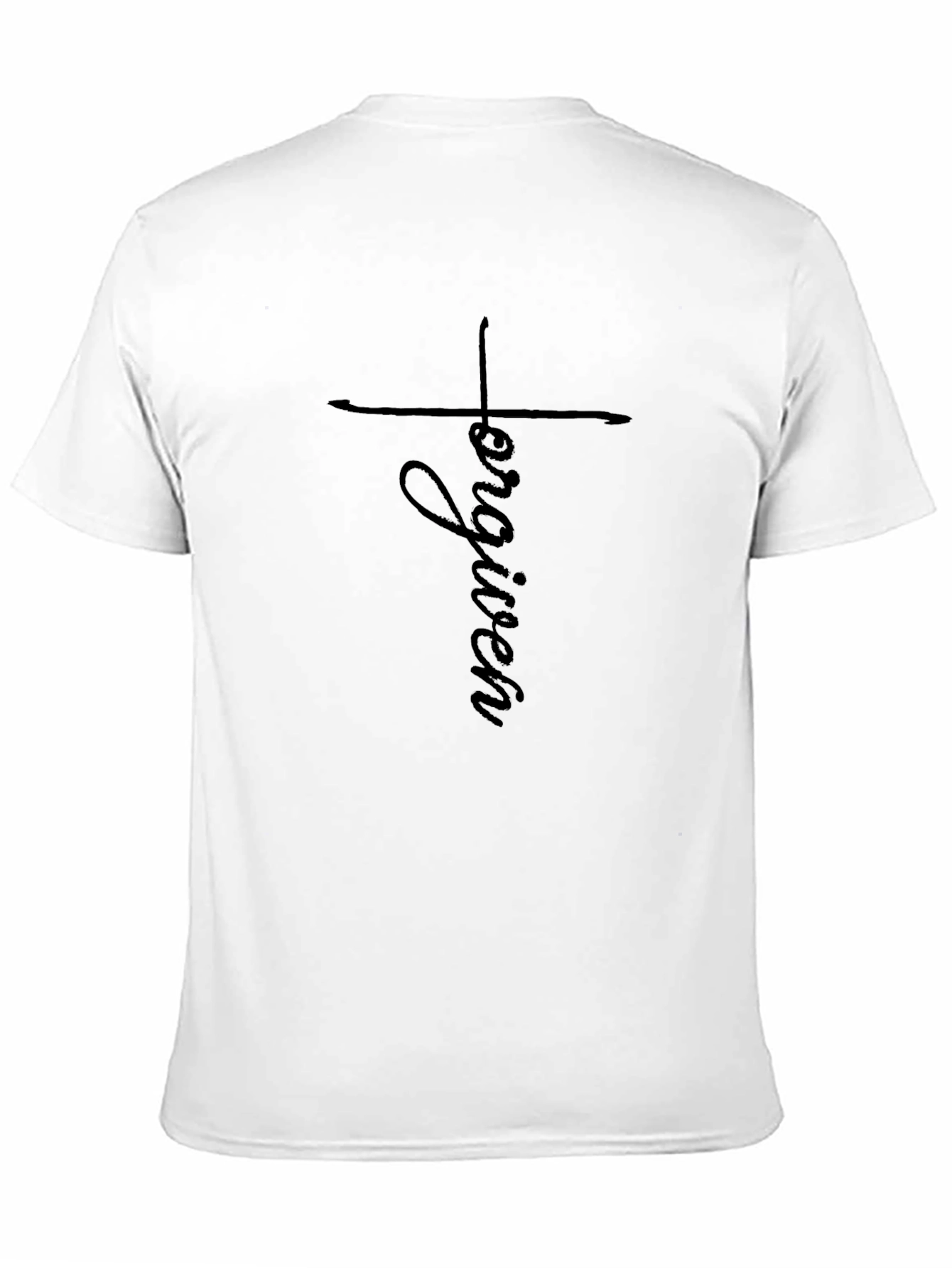 Forgiven Graphic Tee - Christian Cross T-Shirt