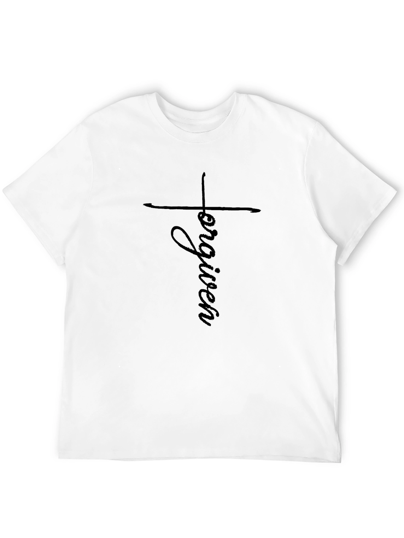 Forgiven Graphic Tee - Christian Cross T-Shirt