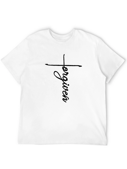 Forgiven Graphic Tee - Christian Cross T-Shirt