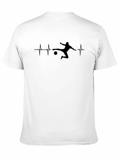Soccer Heartbeat Graphic T-Shirt
