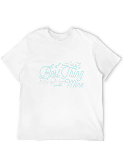 Best Thing Mine Graphic Tee - Stylish Black T-Shirt