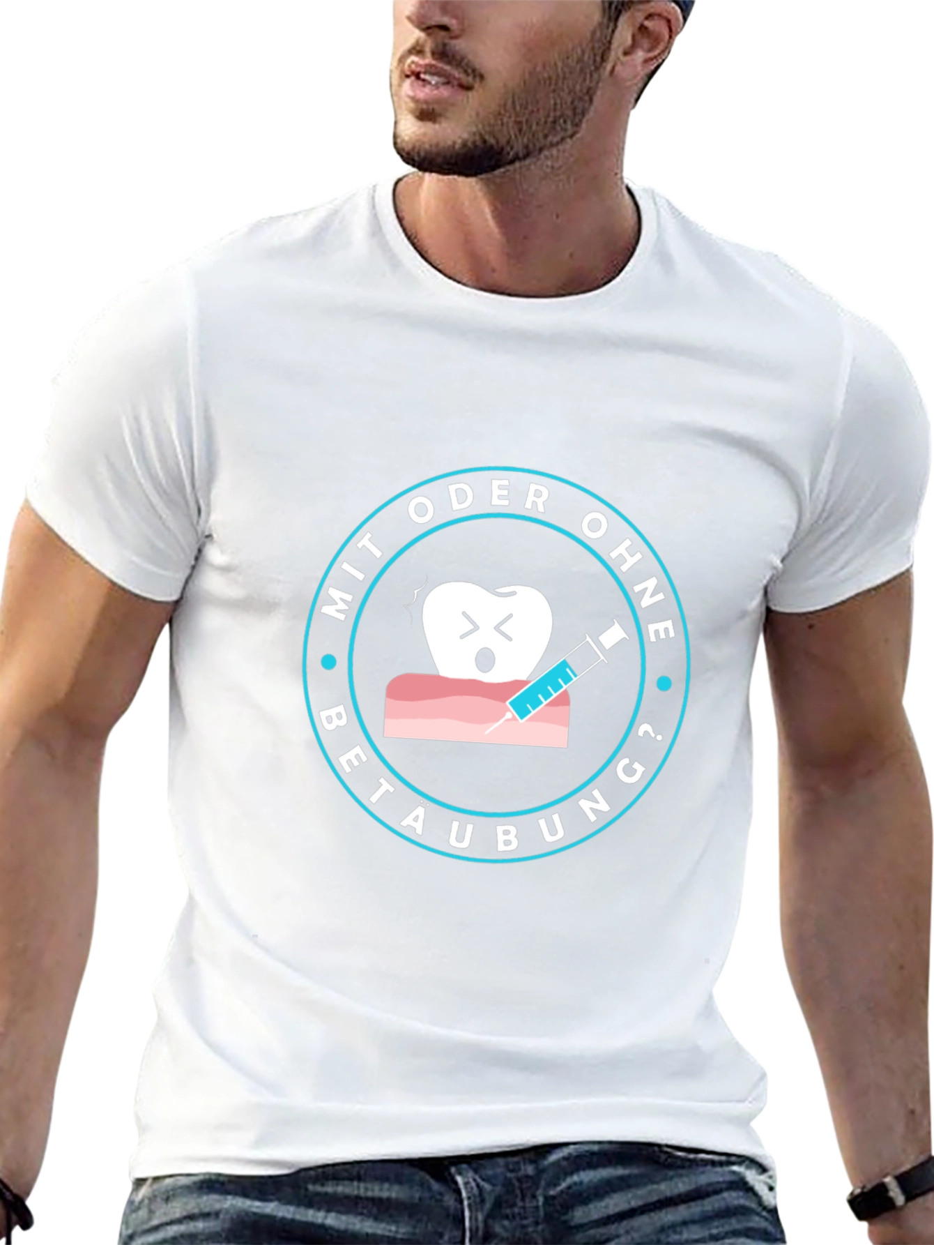 Dental Tee: Mit Oder Ohne Betaubung? T-Shirt