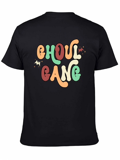 Ghoul Gang Retro Graphic Tee - Halloween Fun