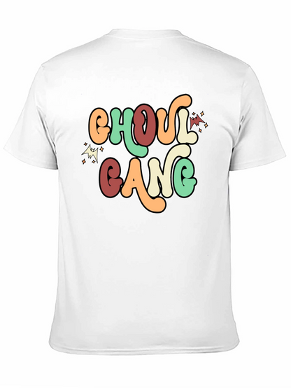 Ghoul Gang Retro Graphic Tee - Halloween Fun