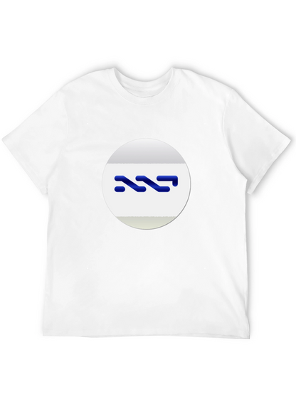 Modern Black Tee with Abstract Logo