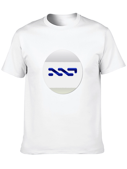 Modern Black Tee with Abstract Logo
