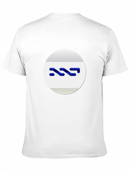 Modern Black Tee with Abstract Logo