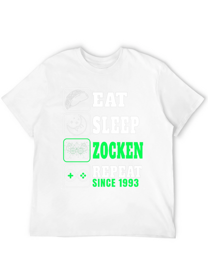 Eat Sleep Zocken Repeat Since 1993 T-Shirt