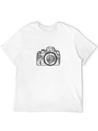 World Map Camera Graphic Tee