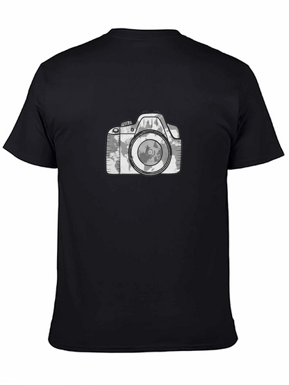 World Map Camera Graphic Tee