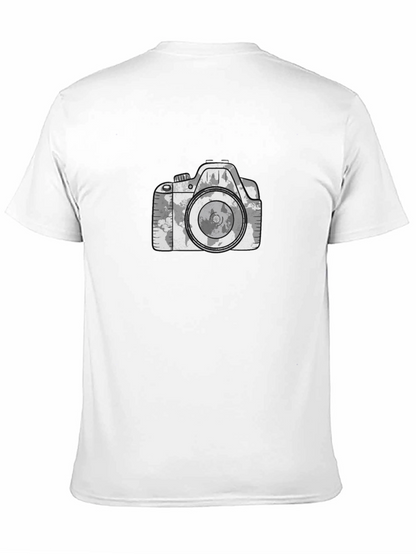 World Map Camera Graphic Tee