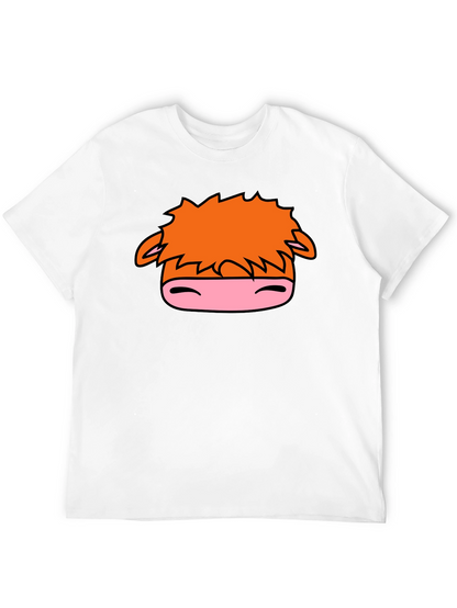 Cartoon Horse Graphic Black T-Shirt