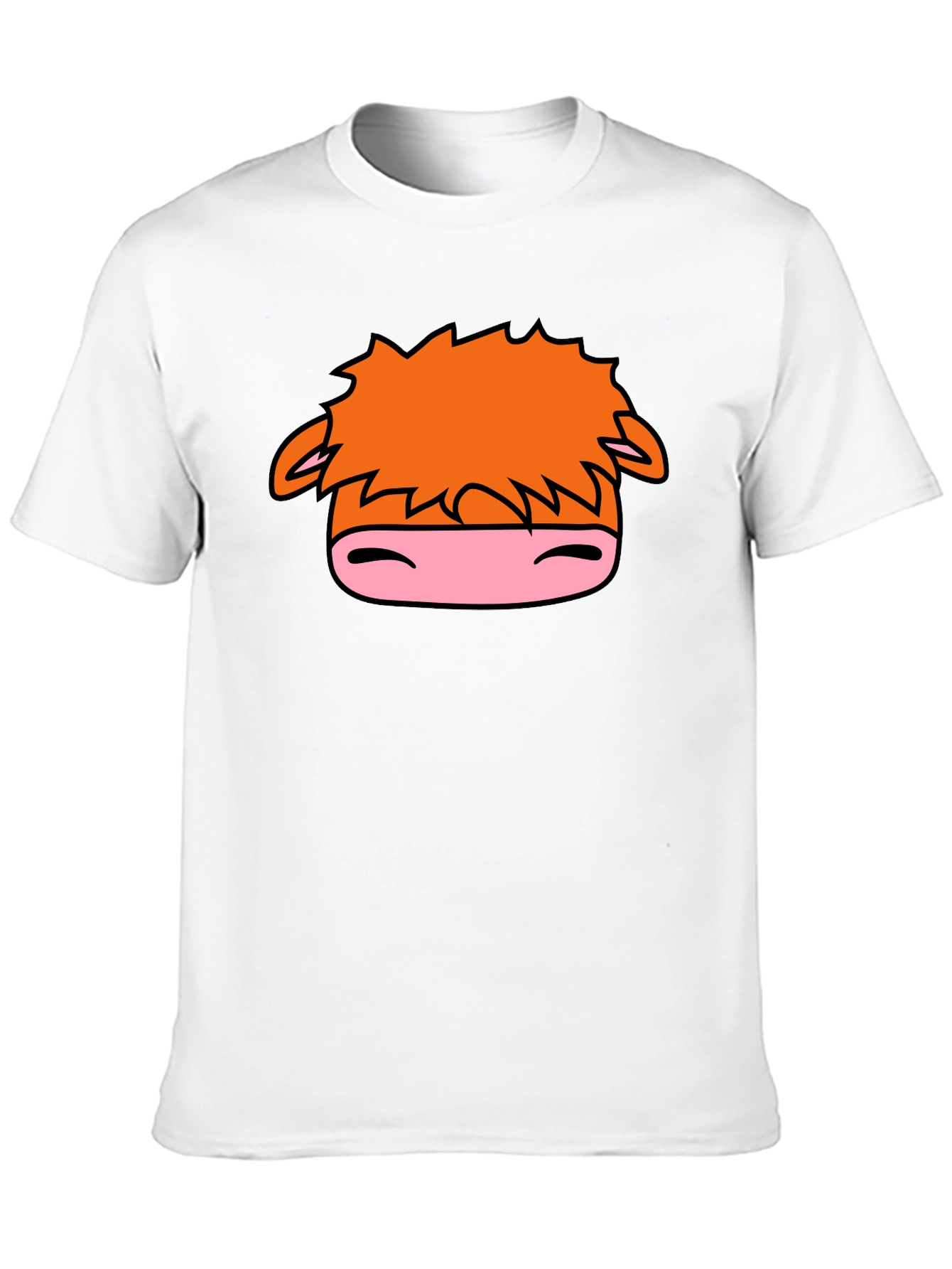 Cartoon Horse Graphic Black T-Shirt