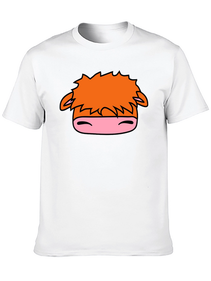 Cartoon Horse Graphic Black T-Shirt