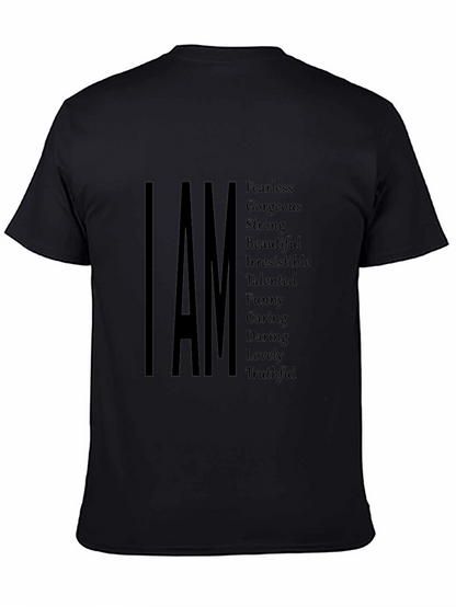 I AM Positive Affirmation T-Shirt - Black
