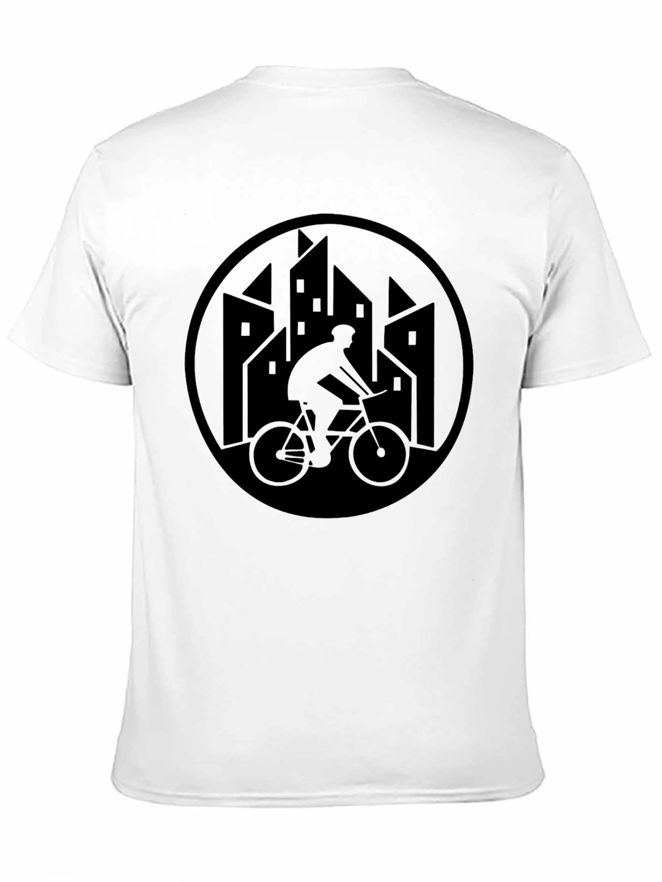 Urban Cyclist Graphic T-Shirt - Black