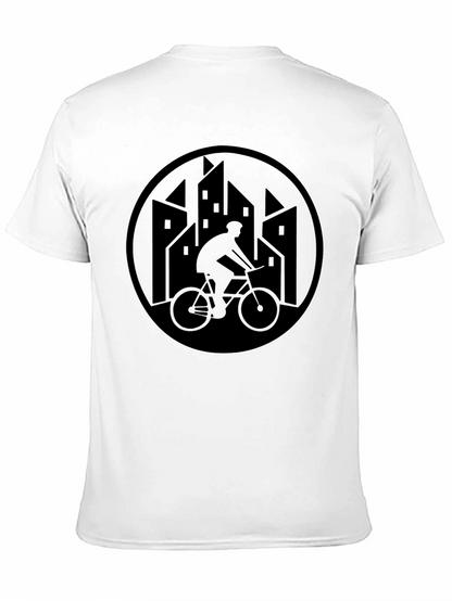 Urban Cyclist Graphic T-Shirt - Black