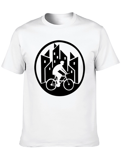 Urban Cyclist Graphic T-Shirt - Black