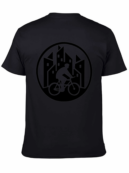 Urban Cyclist Graphic T-Shirt - Black
