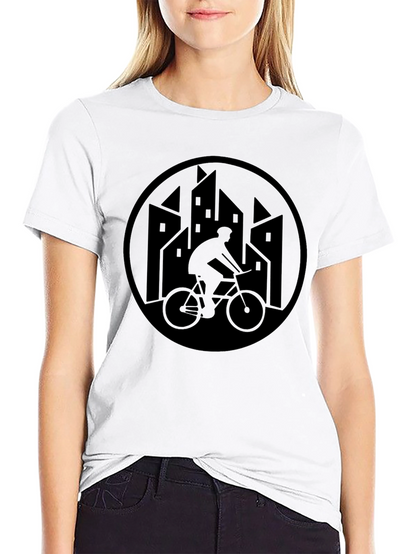 Urban Cyclist Graphic T-Shirt - Black