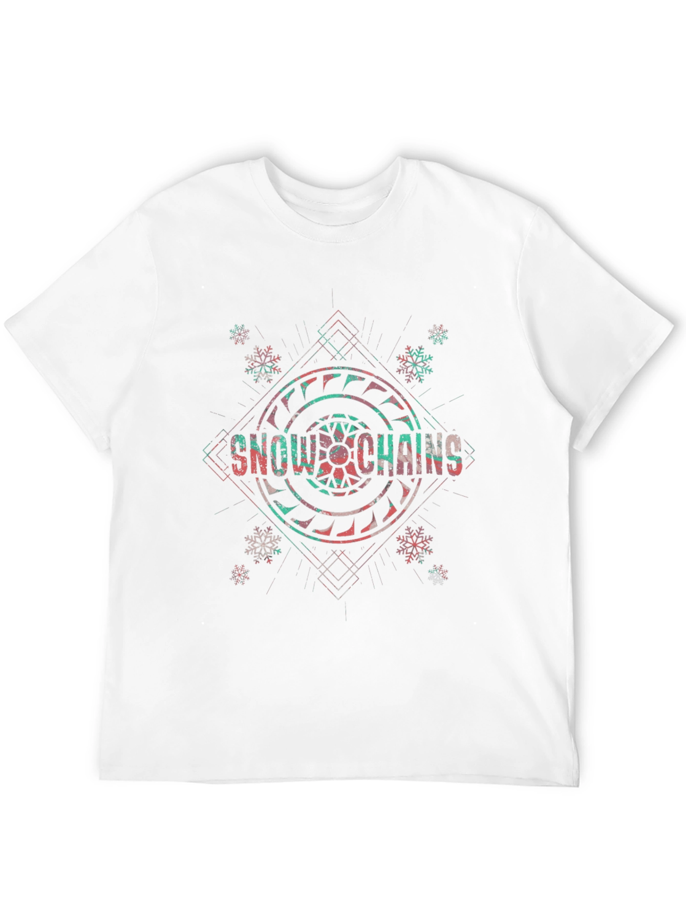 Snow Chains Graphic Tee - Black