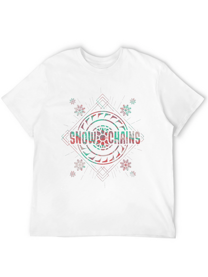 Snow Chains Graphic Tee - Black