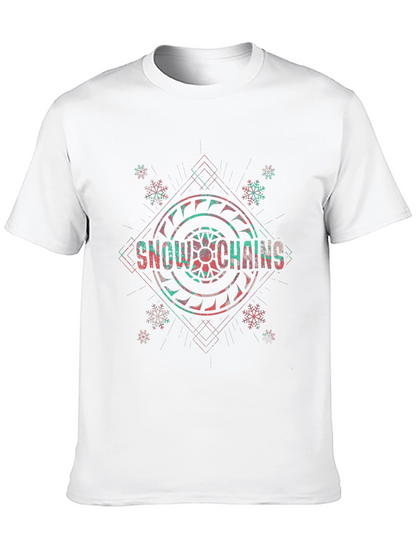 Snow Chains Graphic Tee - Black