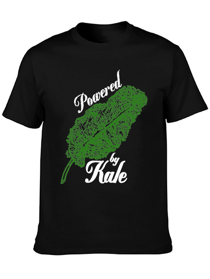 Powered by Kale T-Shirt - Vegan & Healthy