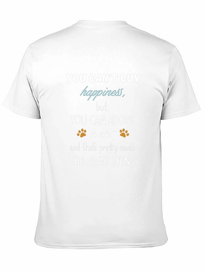 Adopt a Cat T-Shirt: You Cant Buy Happiness