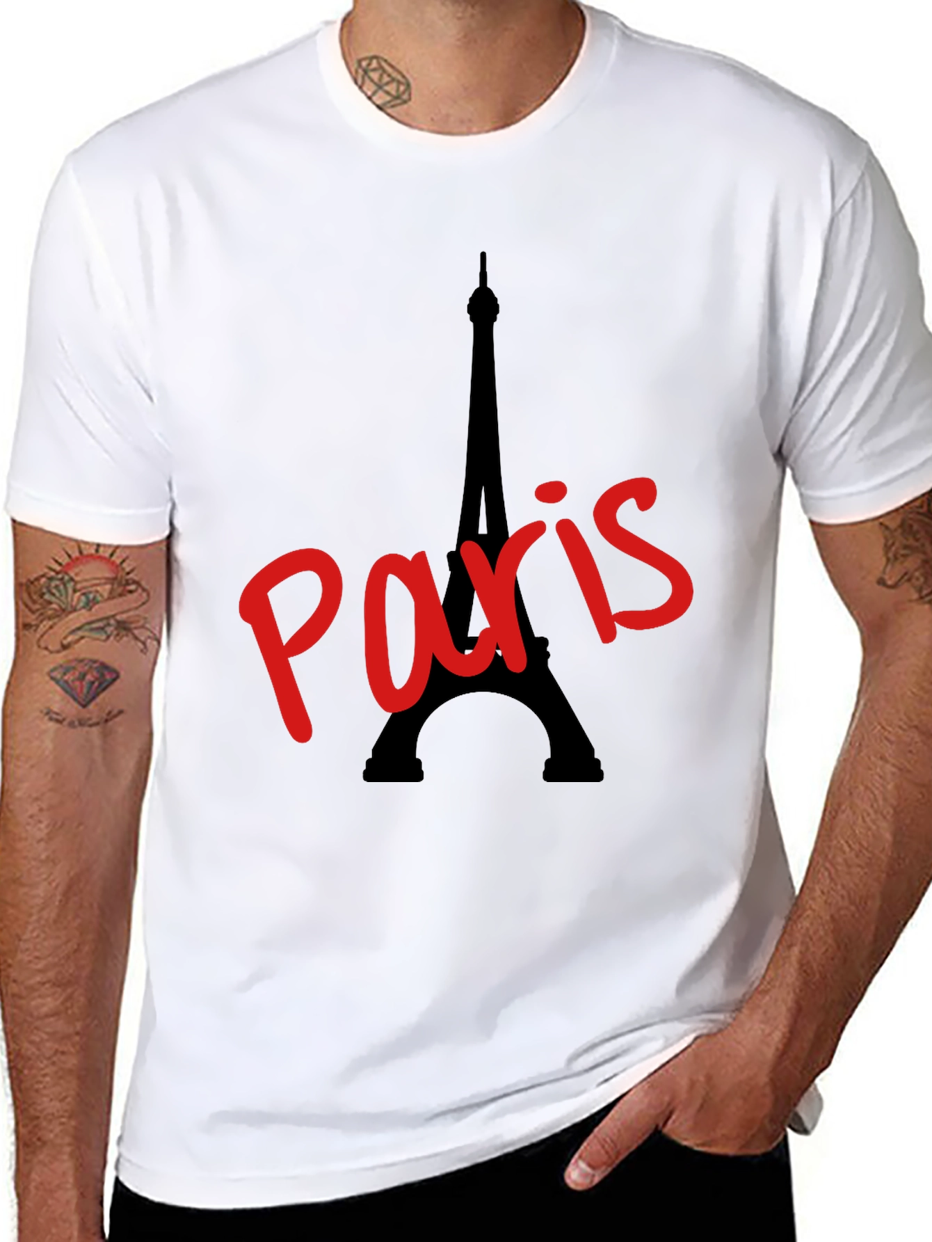Paris Eiffel Tower Graphic T-Shirt