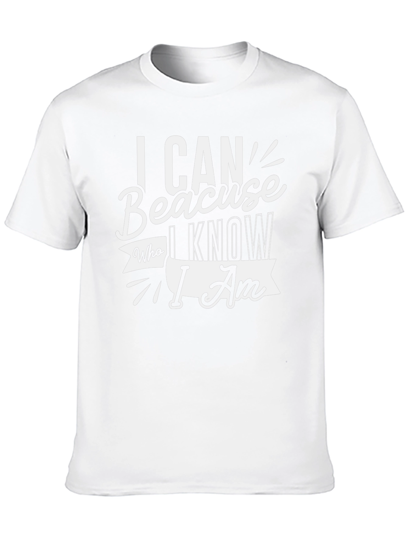 Motivational I Can Because T-Shirt