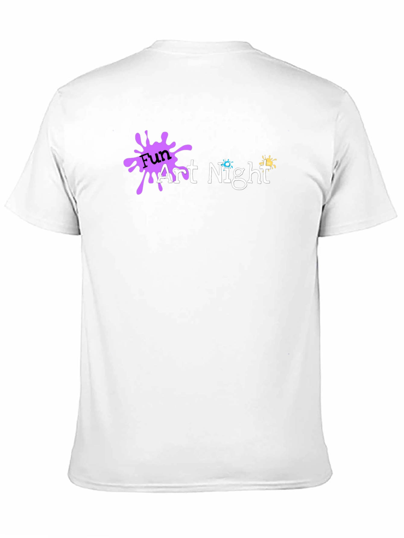 Fun Art Night Black T-Shirt