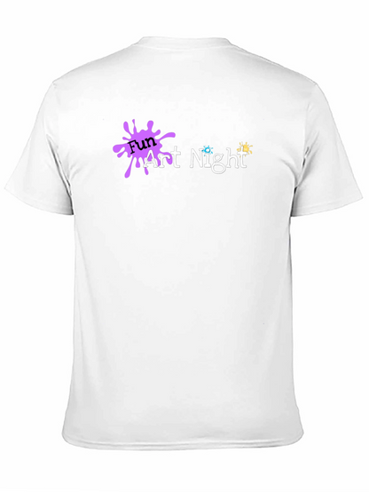 Fun Art Night Black T-Shirt